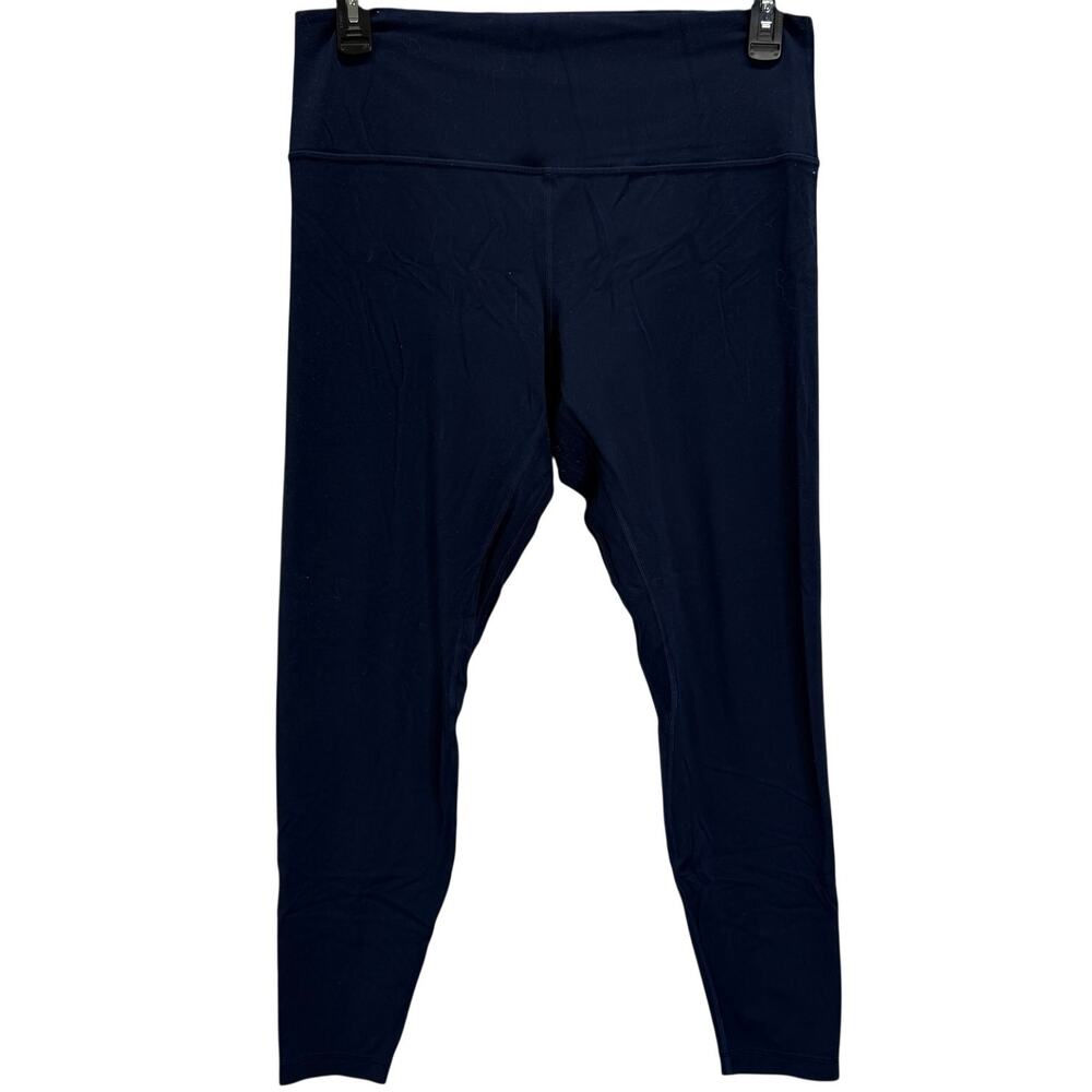 Lululemon Align Pant Leggings 28" inseam Navy Blue Size 14 High Rise - Picture 2 of 6